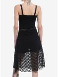 Cosmic Aura Black Lace Sheer Cami Slip Dress, BLACK, alternate
