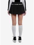 Sweet Society® Black & White Pleated Pinstripe Ribbon Skirt, , alternate