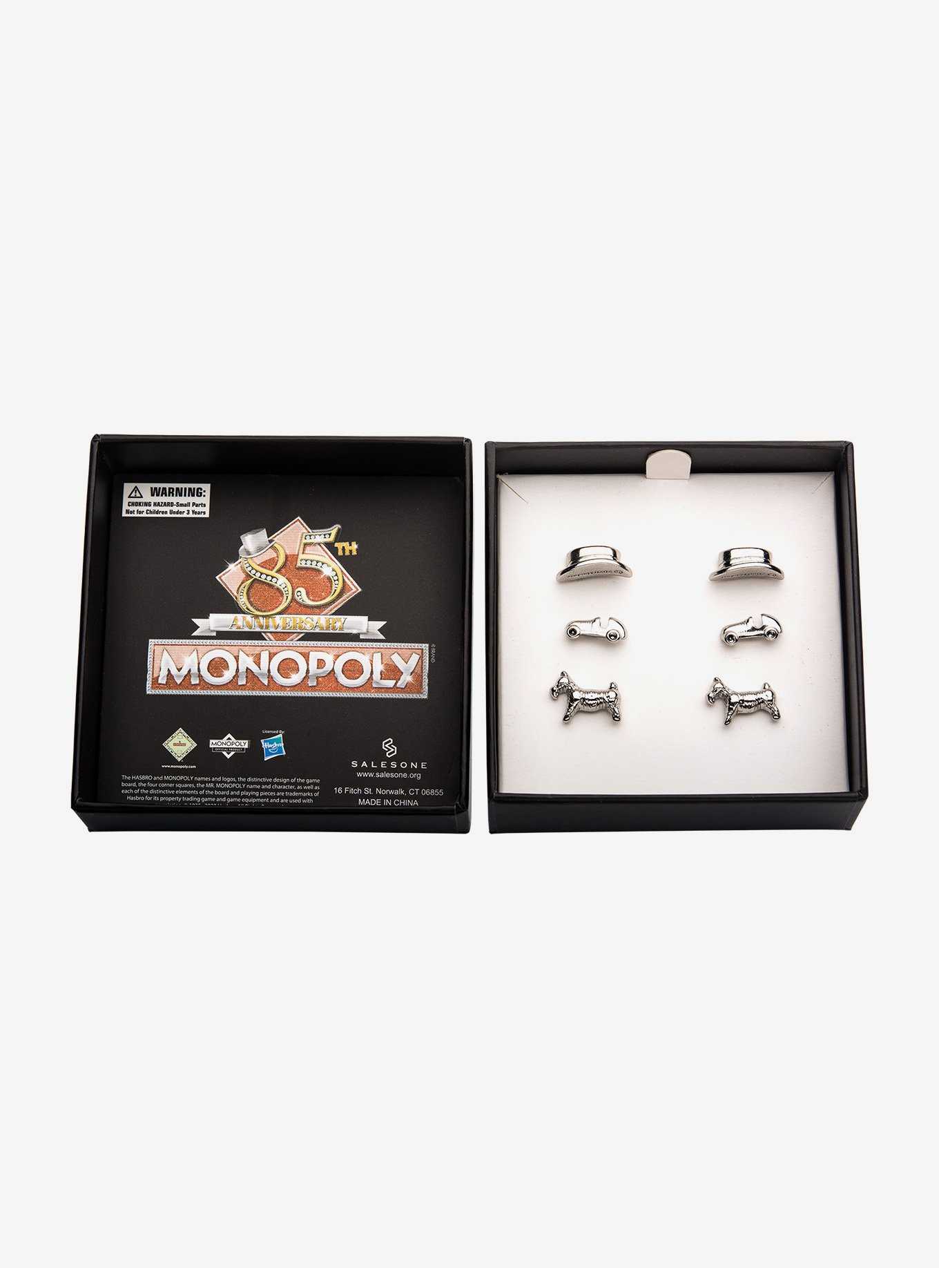Monopoly Token Stud Earring Set, , hi-res