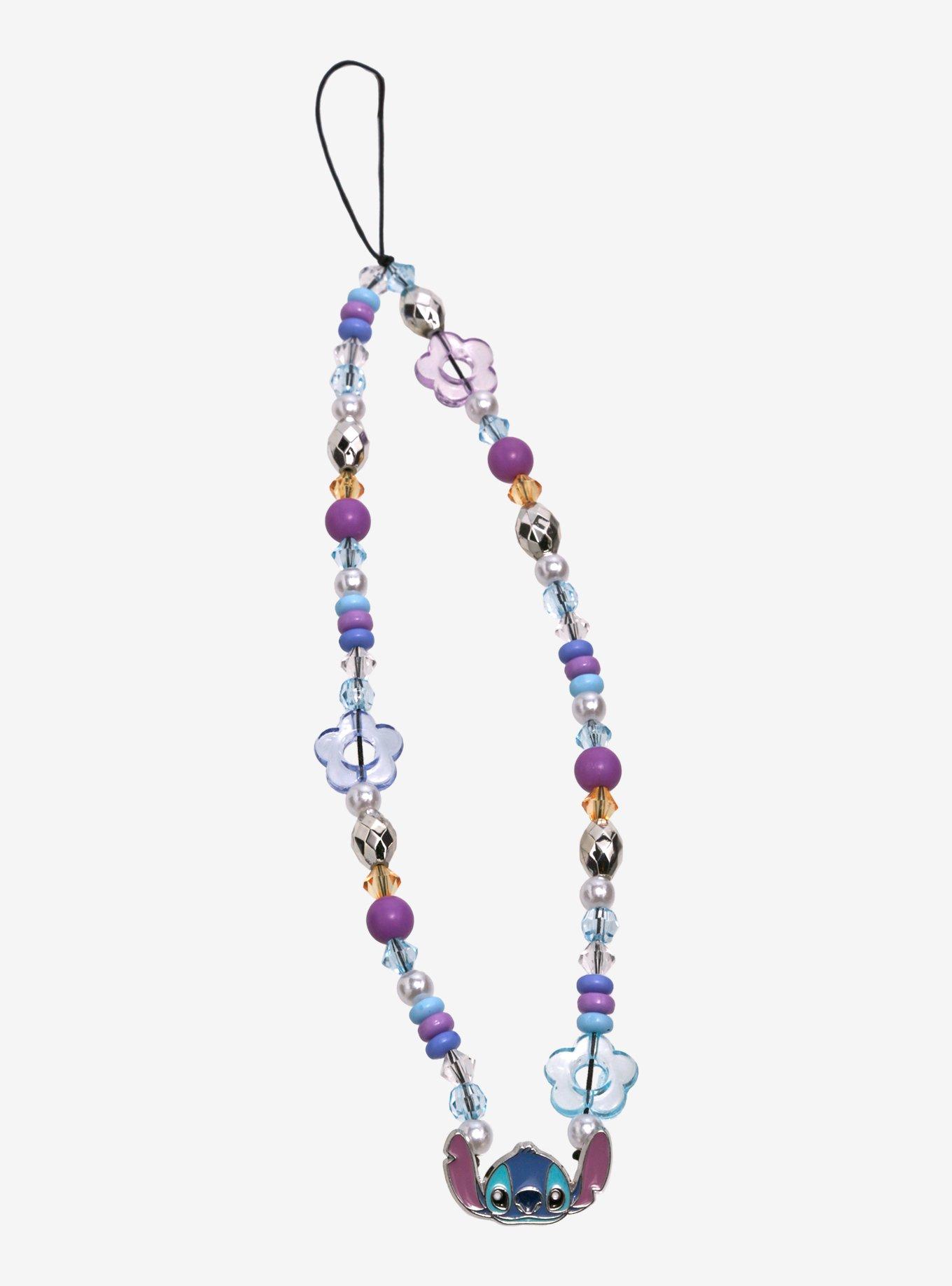 Disney Lilo & Stitch Flower Beaded Phone Wristlet - BoxLunch Exclusive, , alternate