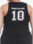 Monster High Ghouls Crest Girls Crop Tank Top Plus Size, MULTI, alternate