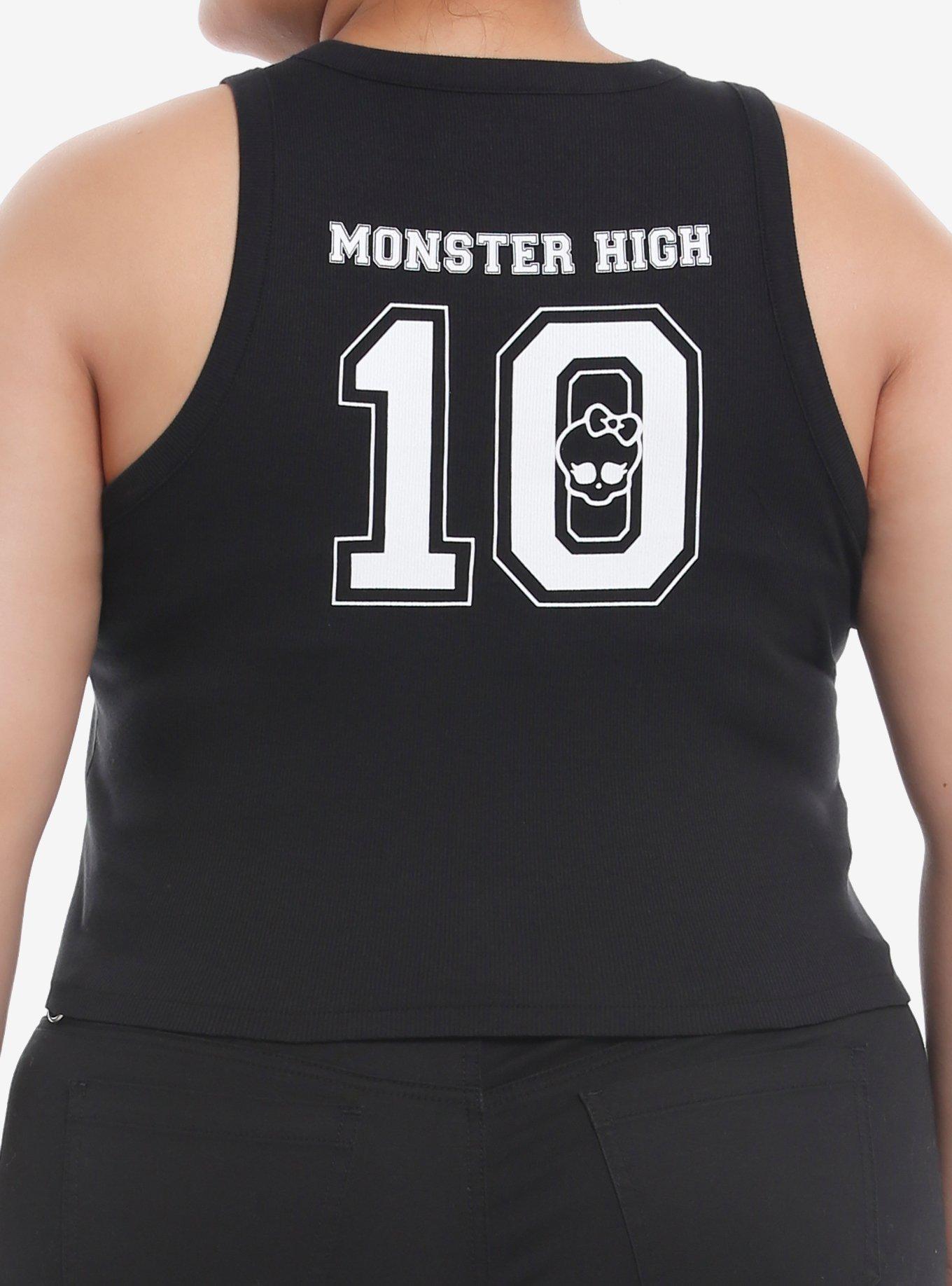 Monster High Ghouls Crest Girls Crop Tank Top Plus Size, , hi-res