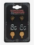 Dungeons and Dragons 3D Stud Earrings Set, , alternate
