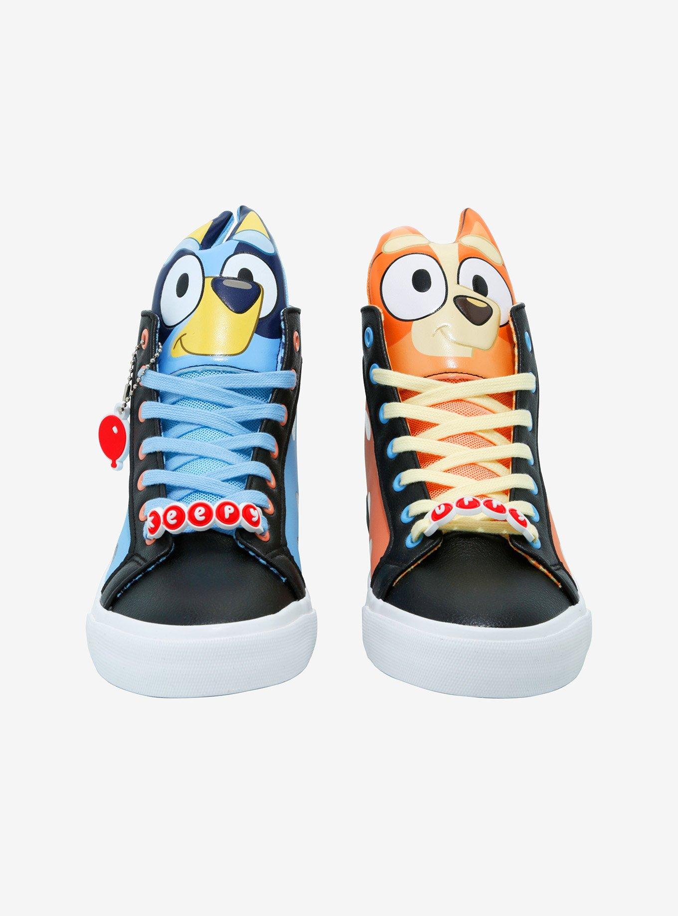 Bluey & Bingo Figural Hi-Top Sneakers