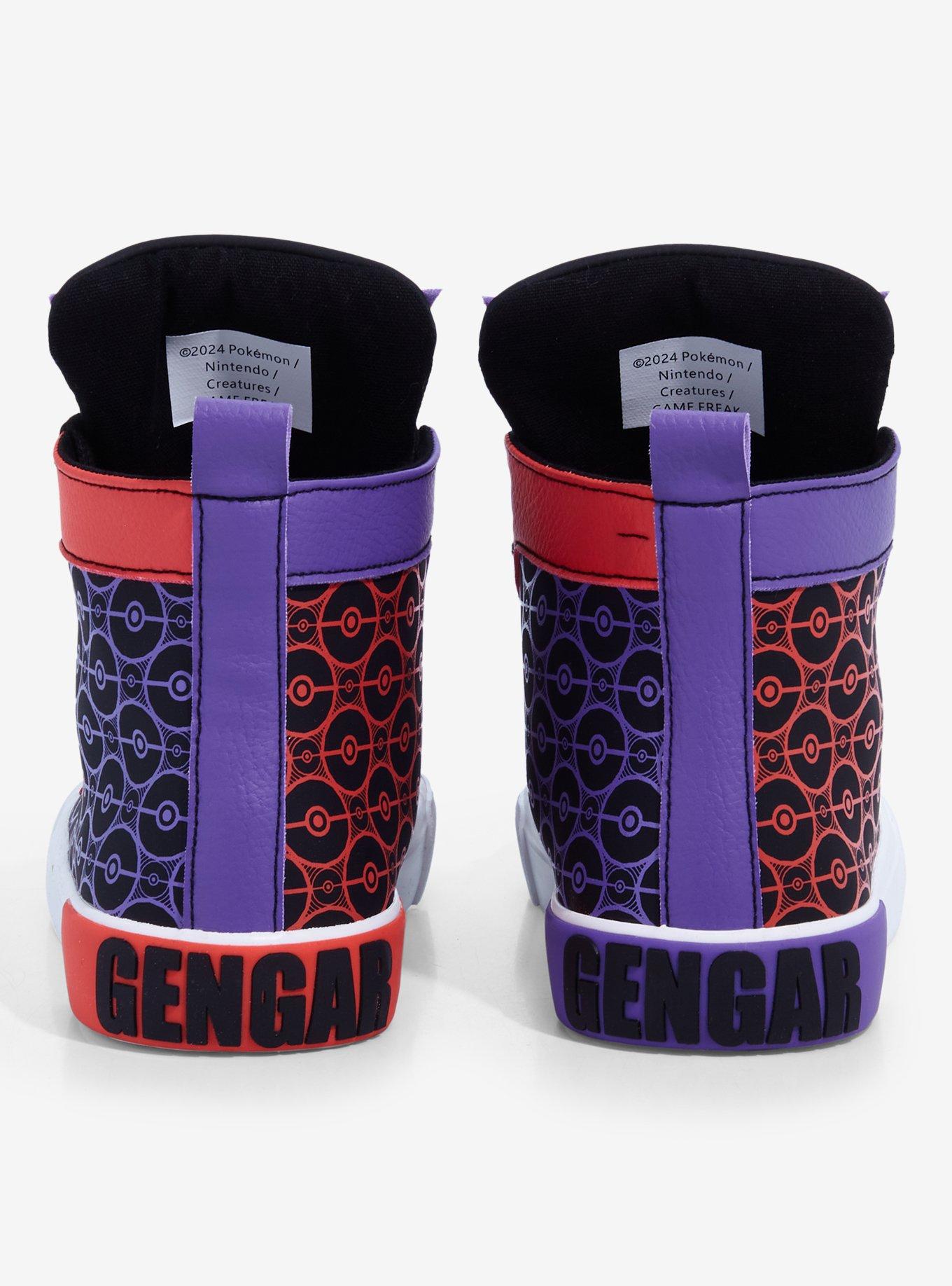 Pokemon Gengar Hi-Top Sneakers, MULTI, alternate