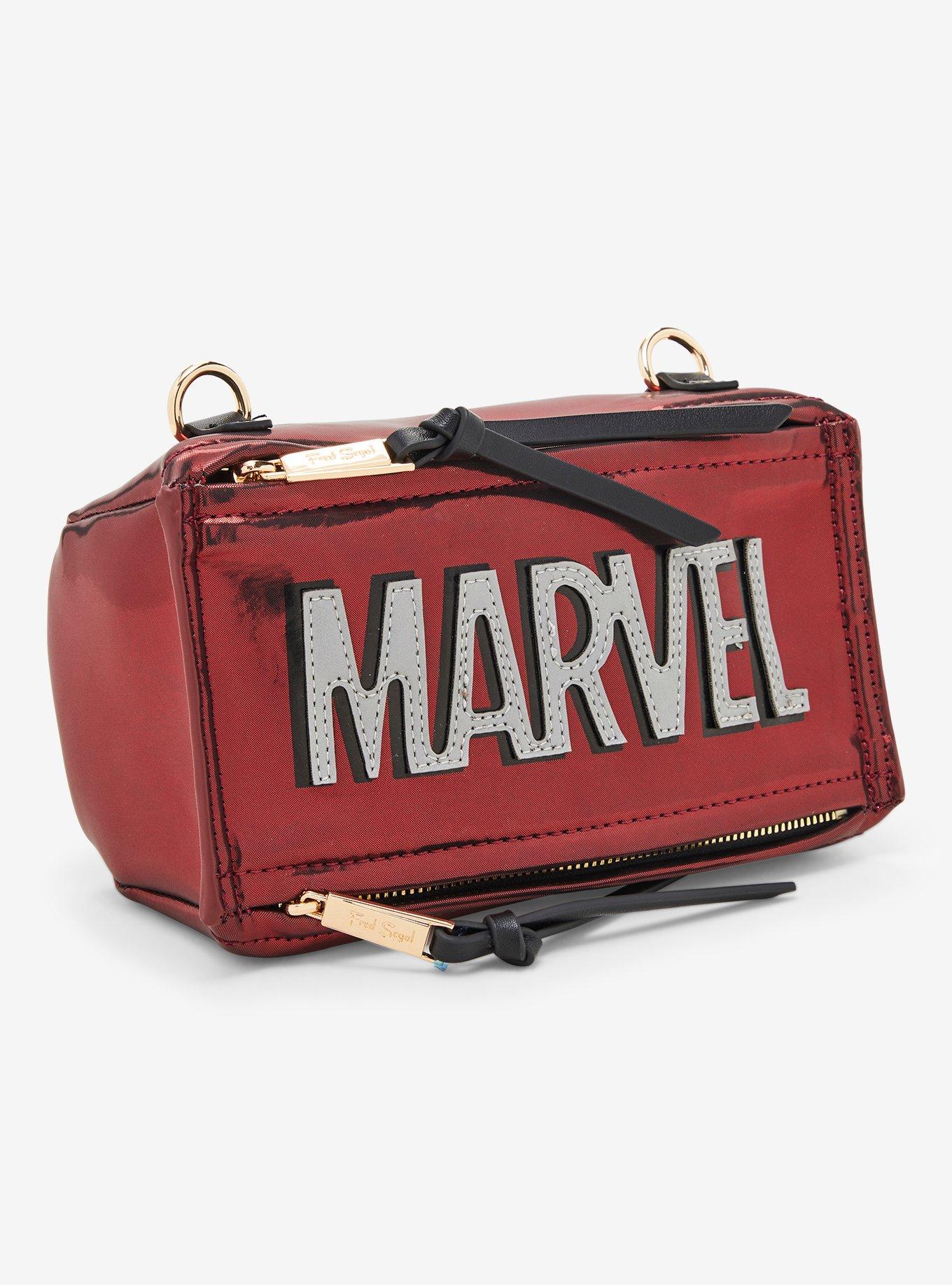 Fred Segal Marvel Logo Metallic Crossbody, , alternate