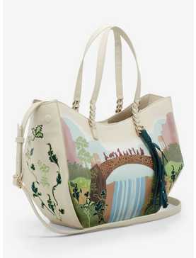 The Lord of The Rings Rivendell Group Silhouette Tote Bag - BoxLunch Exclusive, , hi-res