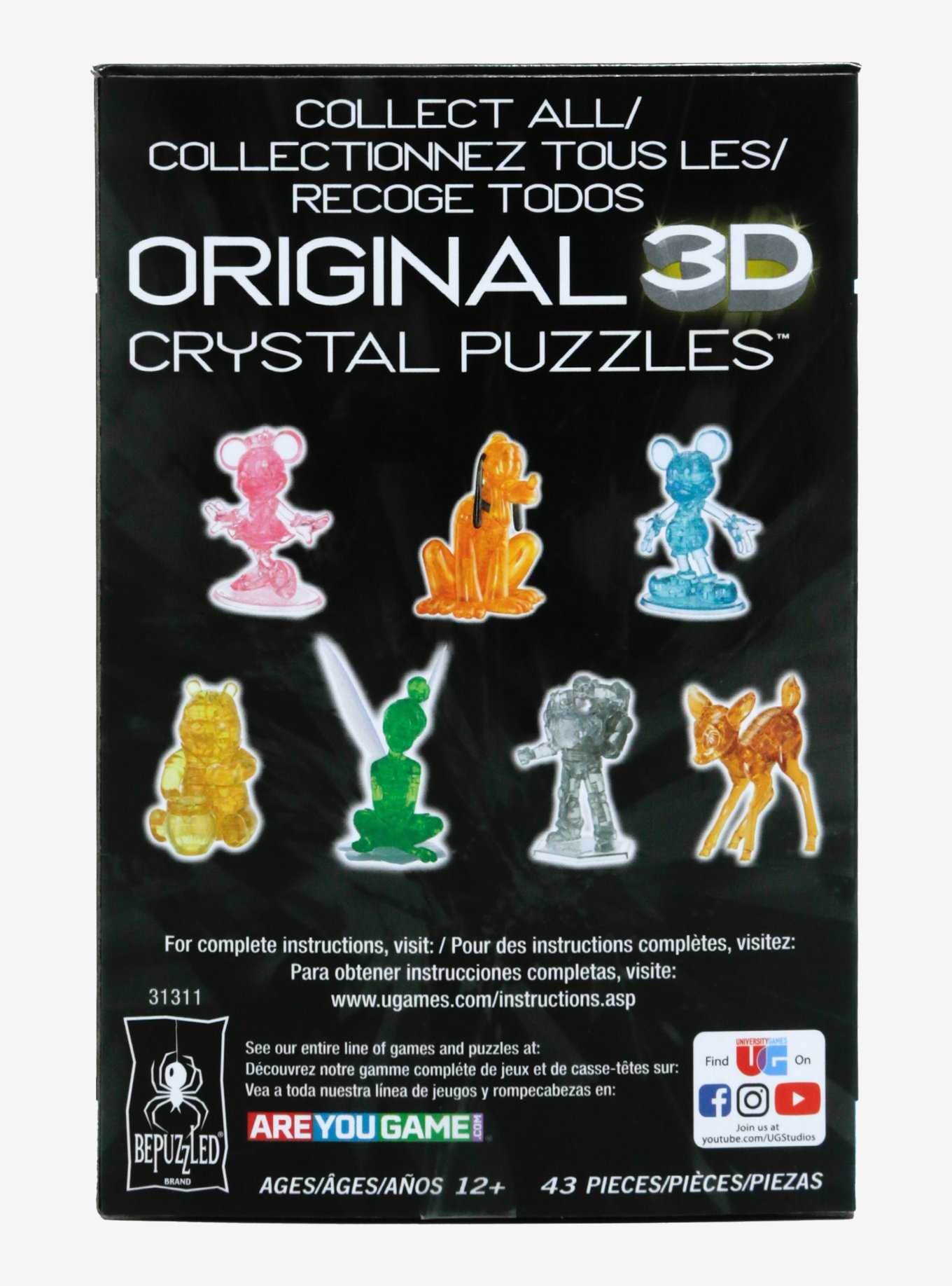 Disney Stitch Pink 3D Crystal Puzzle, , hi-res