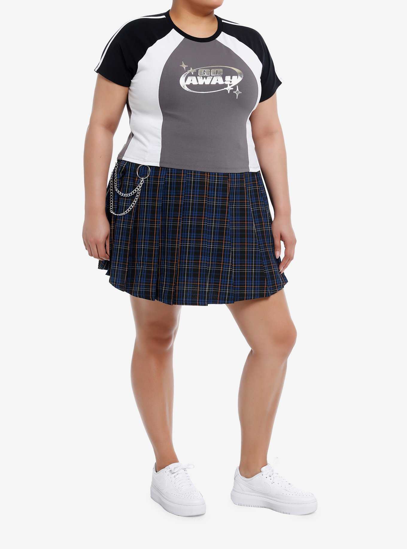 Sweet Society® Go Away Color-Block Girls Raglan T-Shirt Plus Size, , hi-res