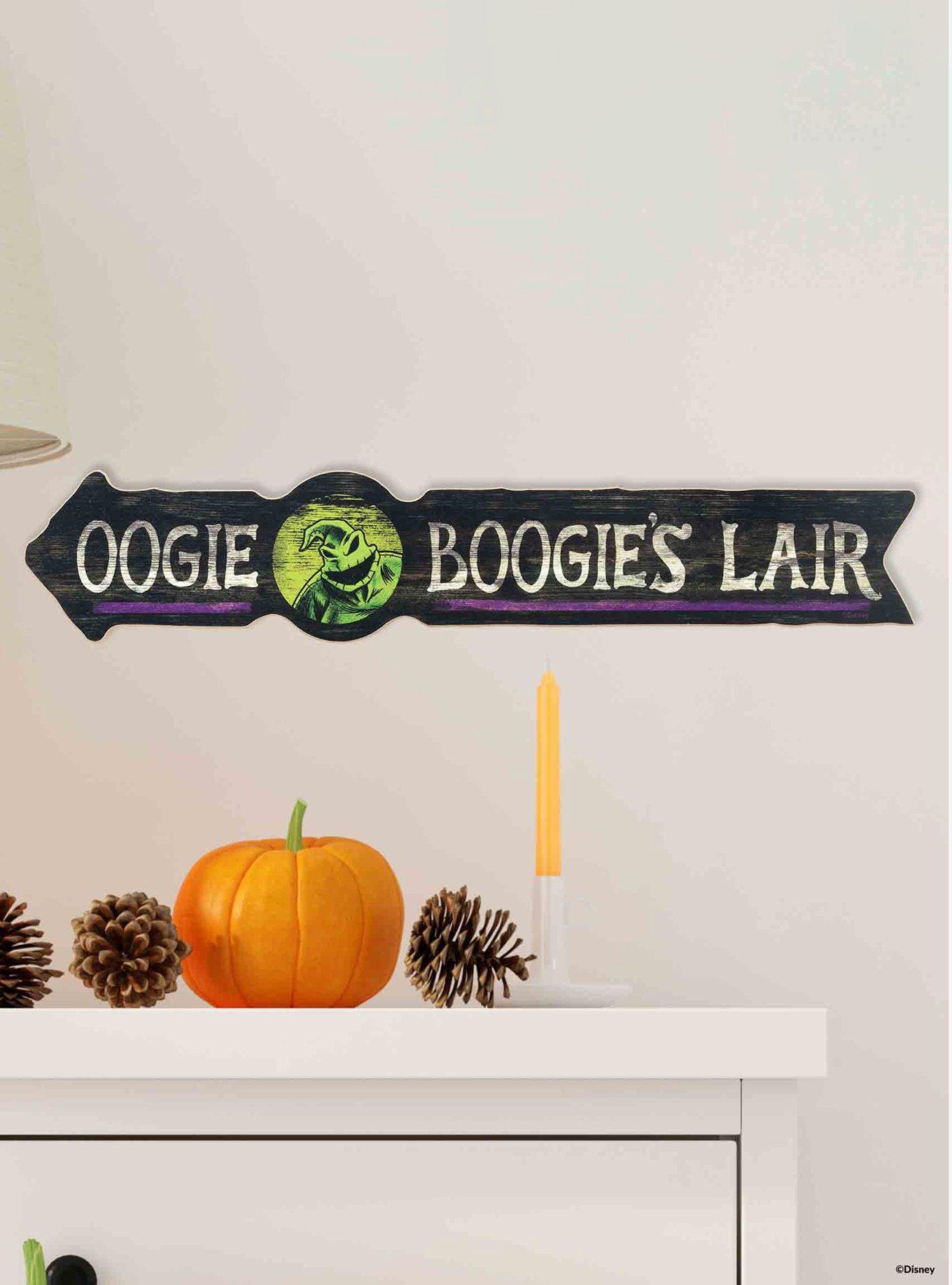 Disney Nightmare Before Christmas Oogie Boogie's Lair Arrow Wood Wall Decor, , hi-res