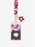 Loungefly Kung Fu Panda Po Cherry Blossom Allover Print Lanyard - BoxLunch Exclusive, , alternate
