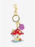 Loungefly Peanuts Snoopy and Woodstock Mushroom Keychain — BoxLunch Exclusive, , alternate