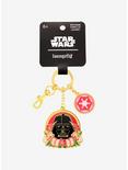 Loungefly Star Wars Darth Vader Floral Multi Charm Keychain — BoxLunch Exclusive, , alternate