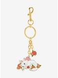 Loungefly Disney The Aristocats Marie Floral Multi-Charm Keychain - BoxLunch Exclusive, , alternate