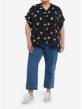 Her Universe Star Wars Icons Dolman Woven Button-Up Plus Size Her Universe Exclusive, MULTI, alternate