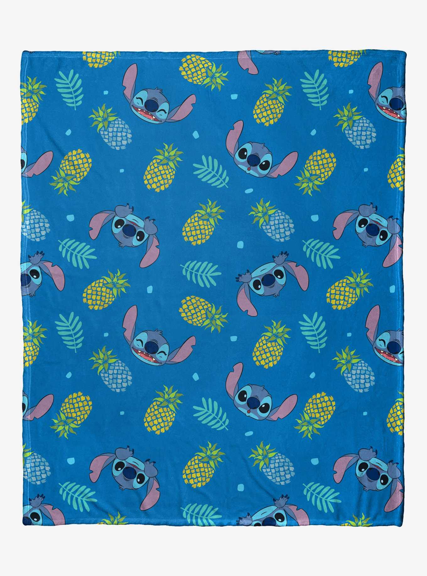 Disney Lilo And Stitch Cool Stitch Silk Touch Throw With Cloud Pillow, , hi-res