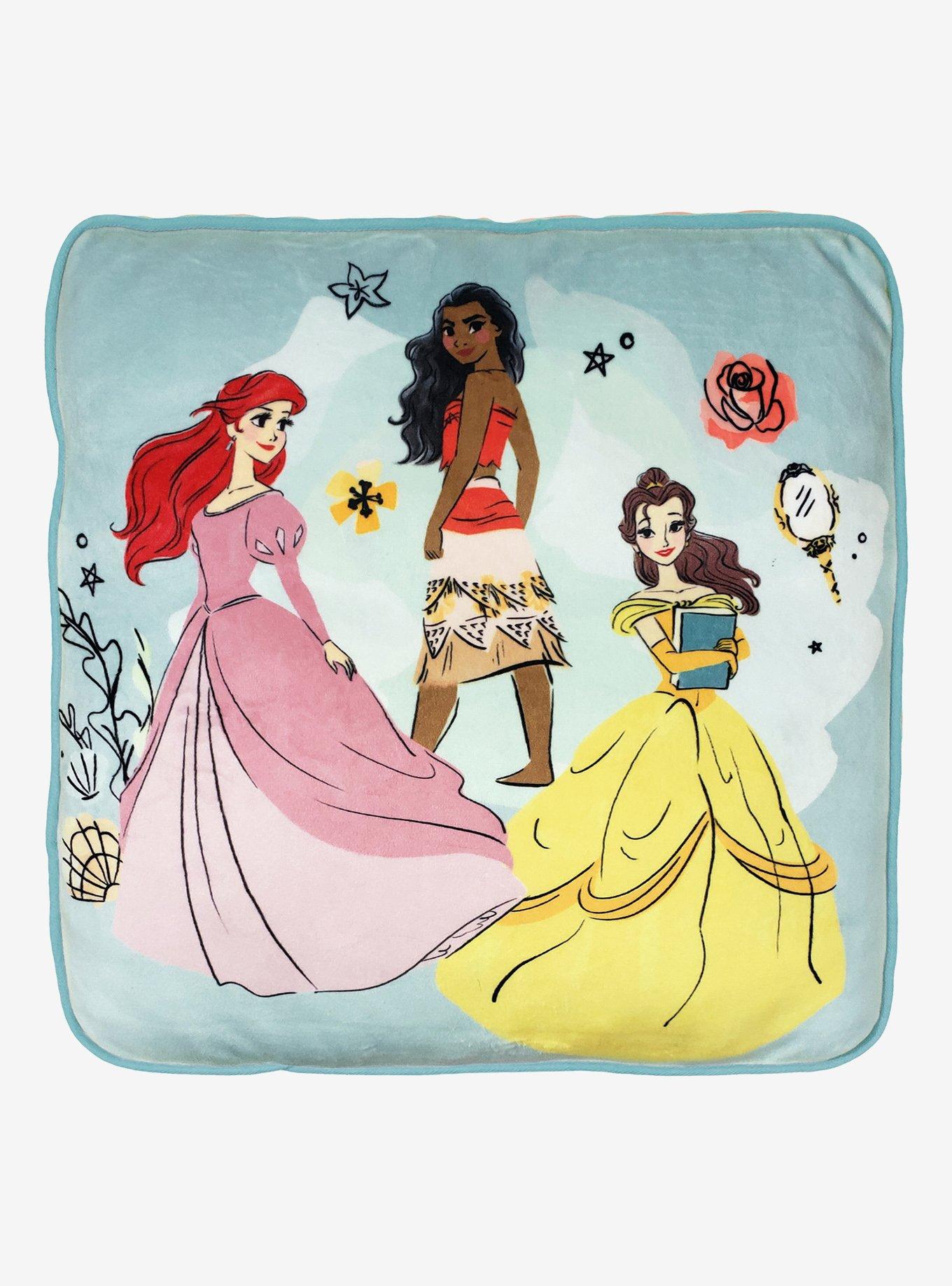 Disney Princess Be Bold Silk Touch Throw With Cloud Pillow, , alternate