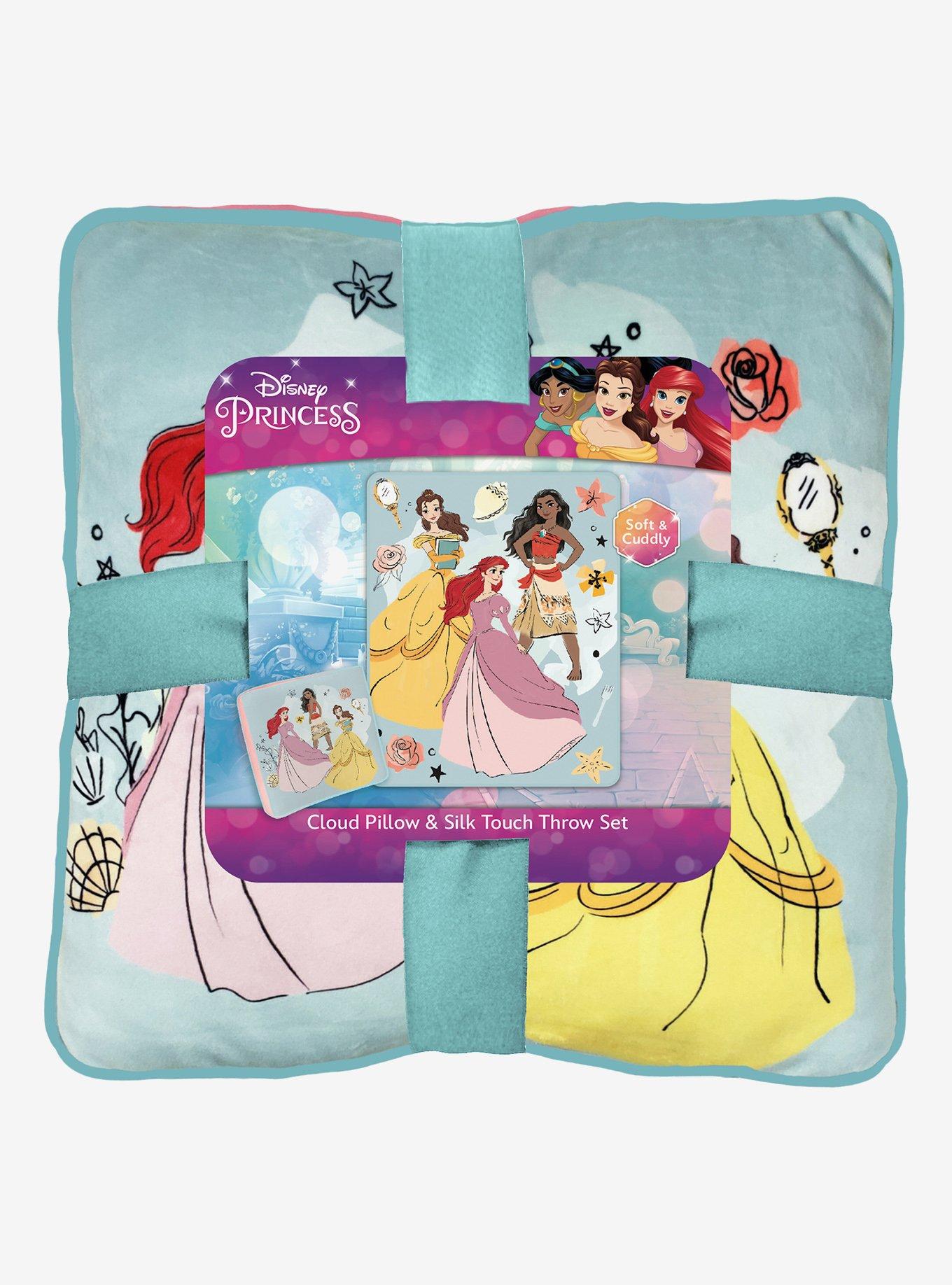 Disney Princess Be Bold Silk Touch Throw With Cloud Pillow, , alternate