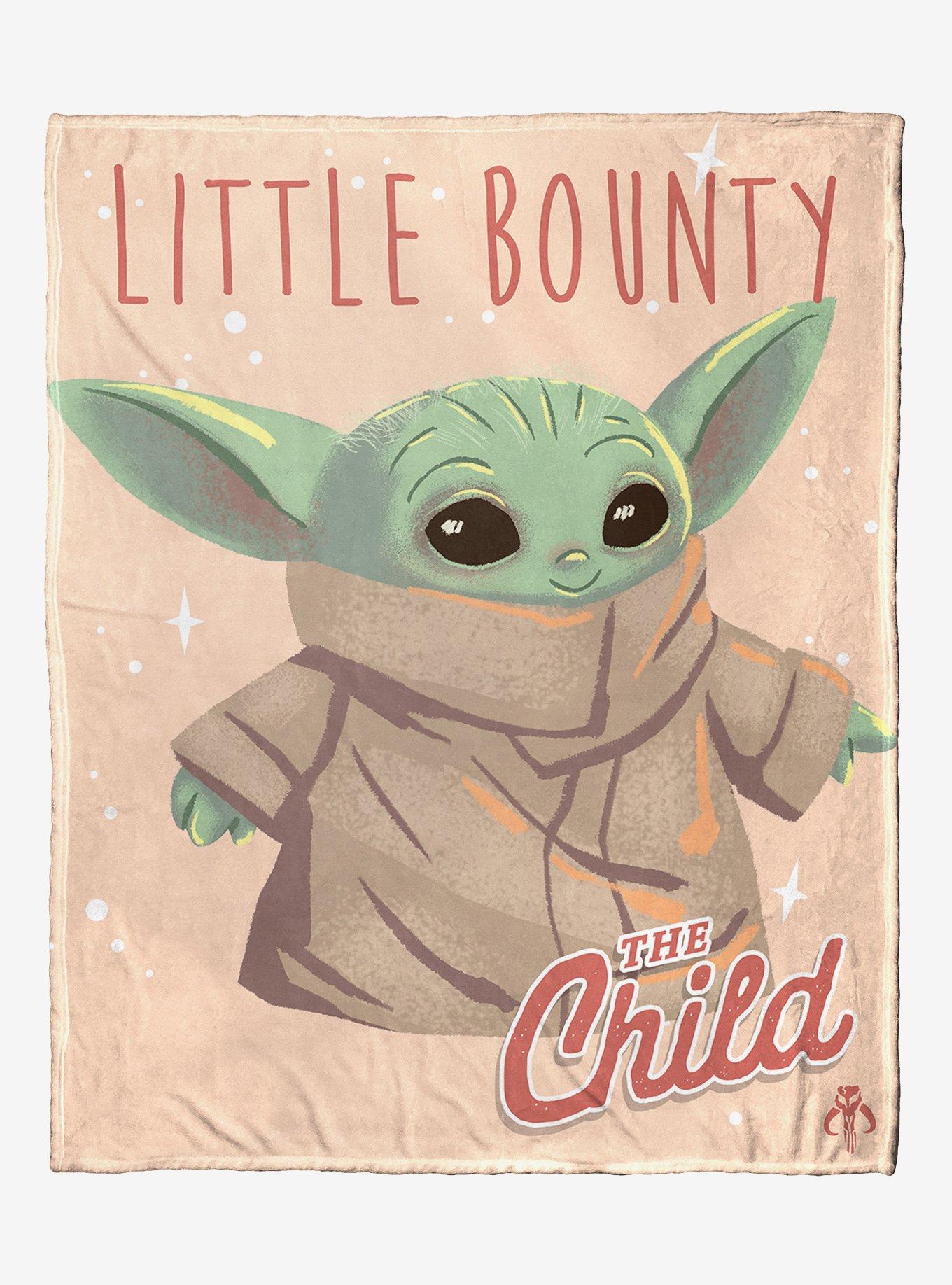 Star Wars The Mandalorian Little Force Silk Touch Throw With Cloud Pillow, , alternate