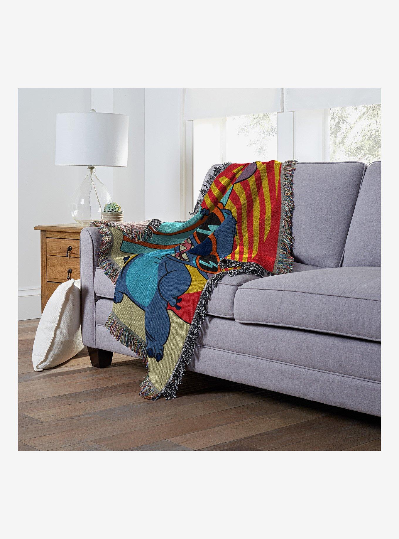 Disney Lilo And Stitch Hang Ten Tapestry Throw, , alternate