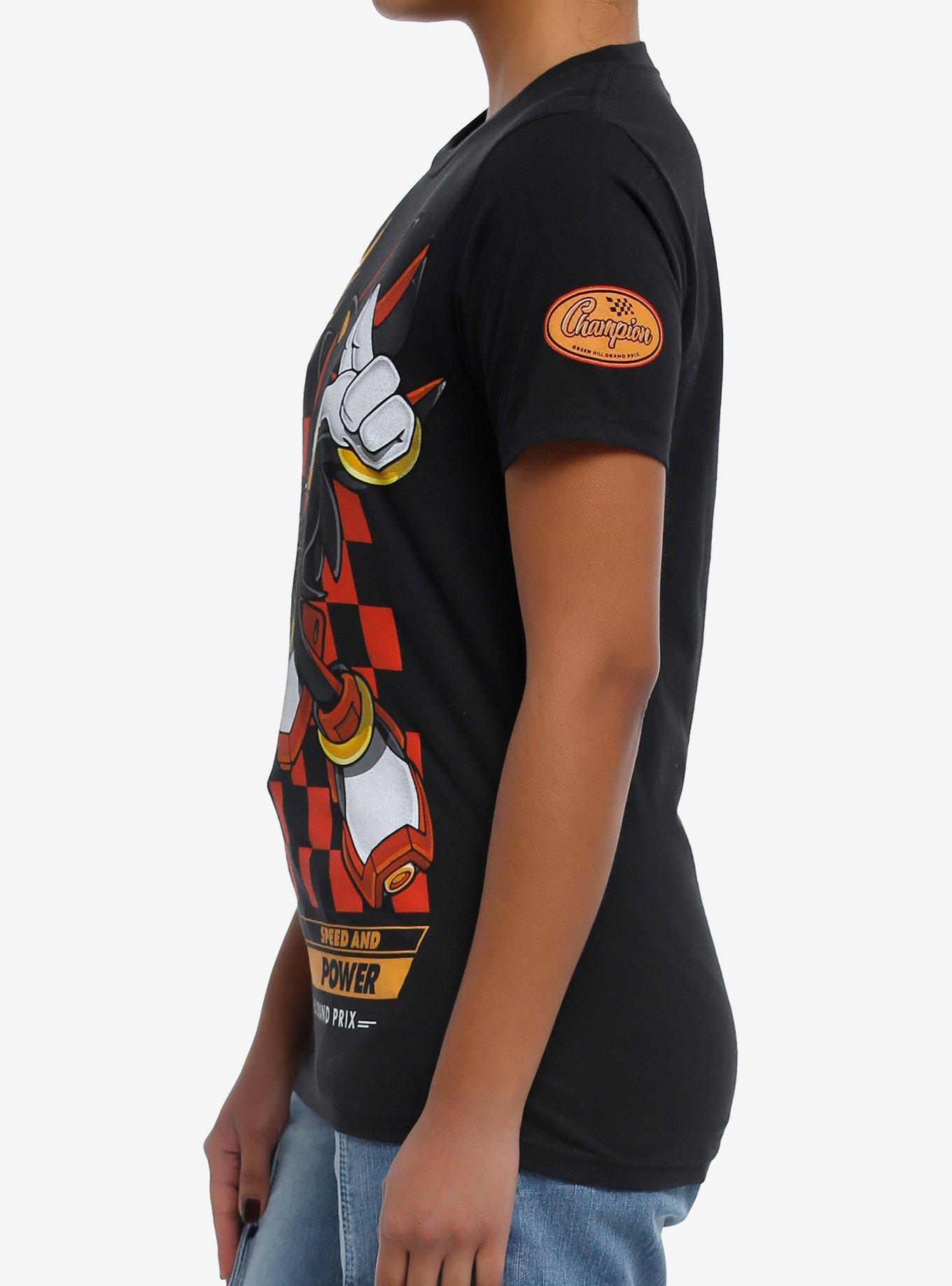 Sonic The Hedgehog Shadow Racing Boyfriend Fit Girls T-Shirt, MULTI, alternate