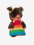 Monchhichi Rainbow Dress Girl Doll, , alternate