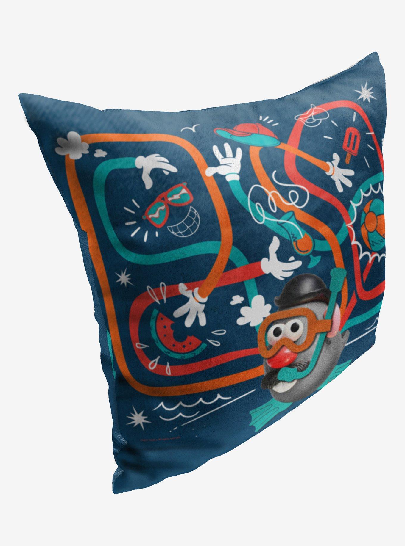 Disney Pixar Toy Story Mr Potato Head Vacay Mode Printed Throw Pillow, , hi-res