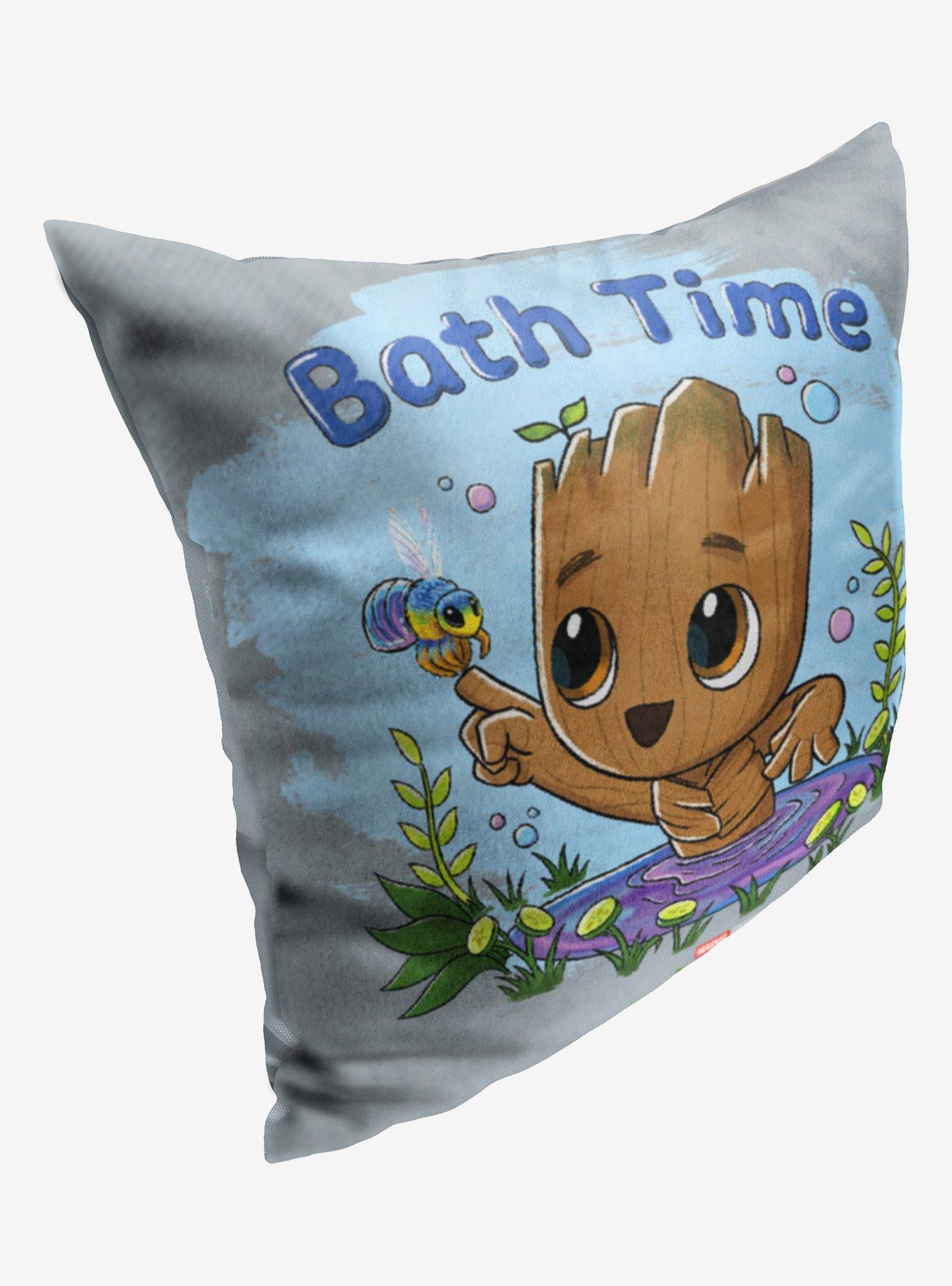 Marvel I Am Groot Bath Time Printed Throw Pillow, , alternate