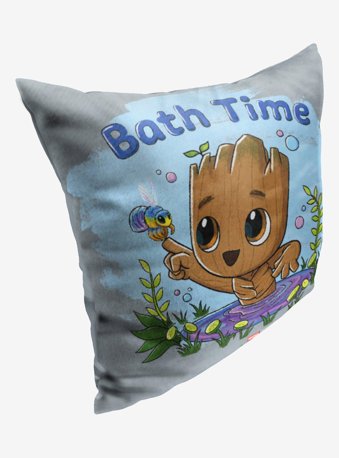 Marvel I Am Groot Bath Time Printed Throw Pillow, , hi-res