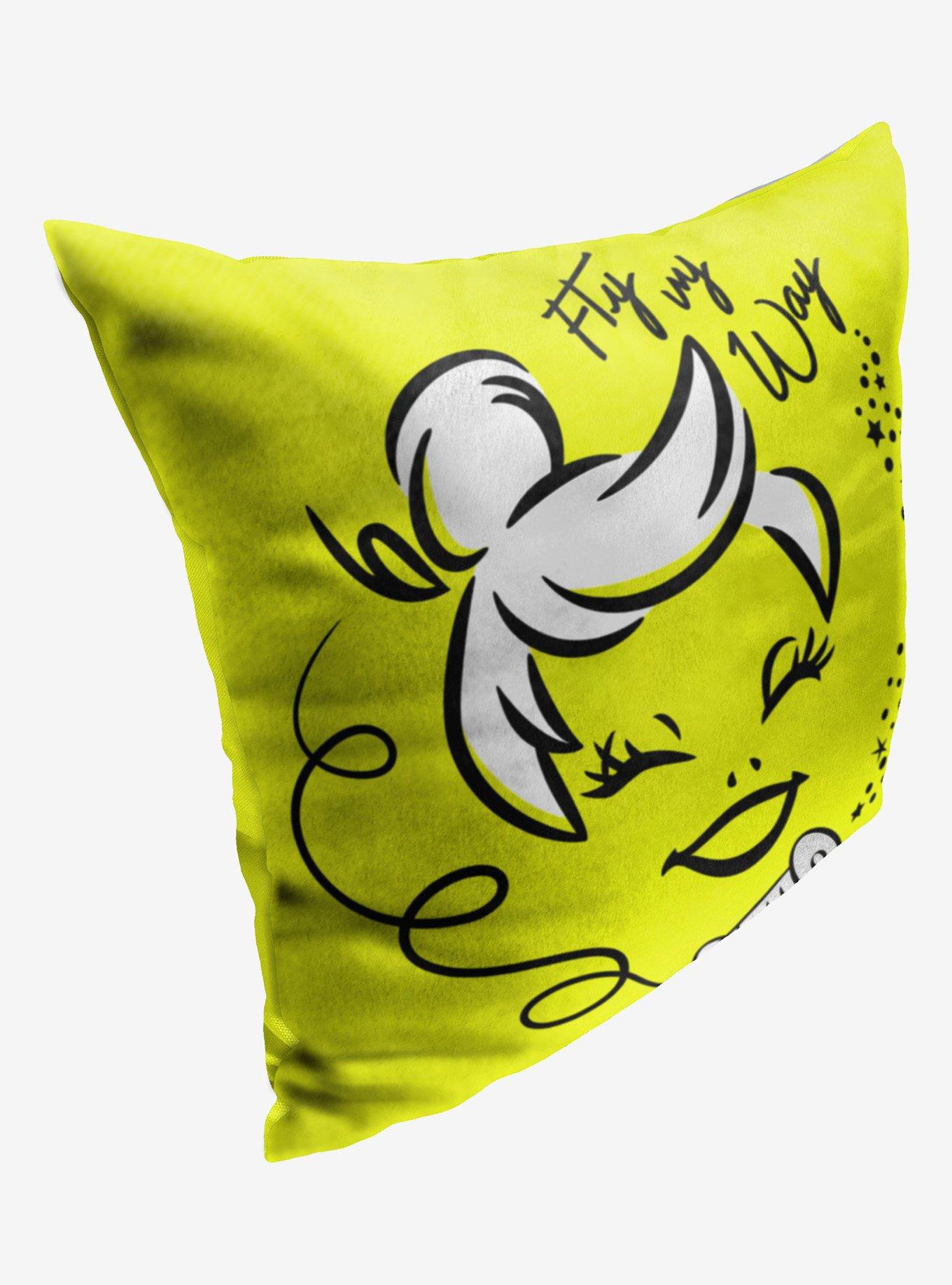 Disney100 Tinker Bell Fly My Way Printed Throw Pillow