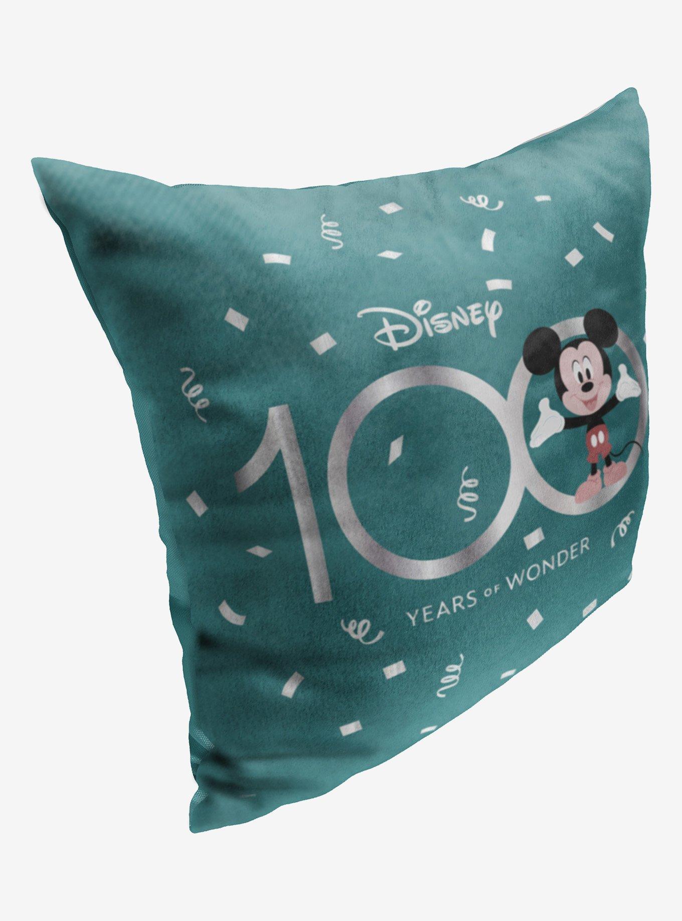 Disney100 Mickey Mouse Platinum 100 Printed Throw Pillow, , alternate