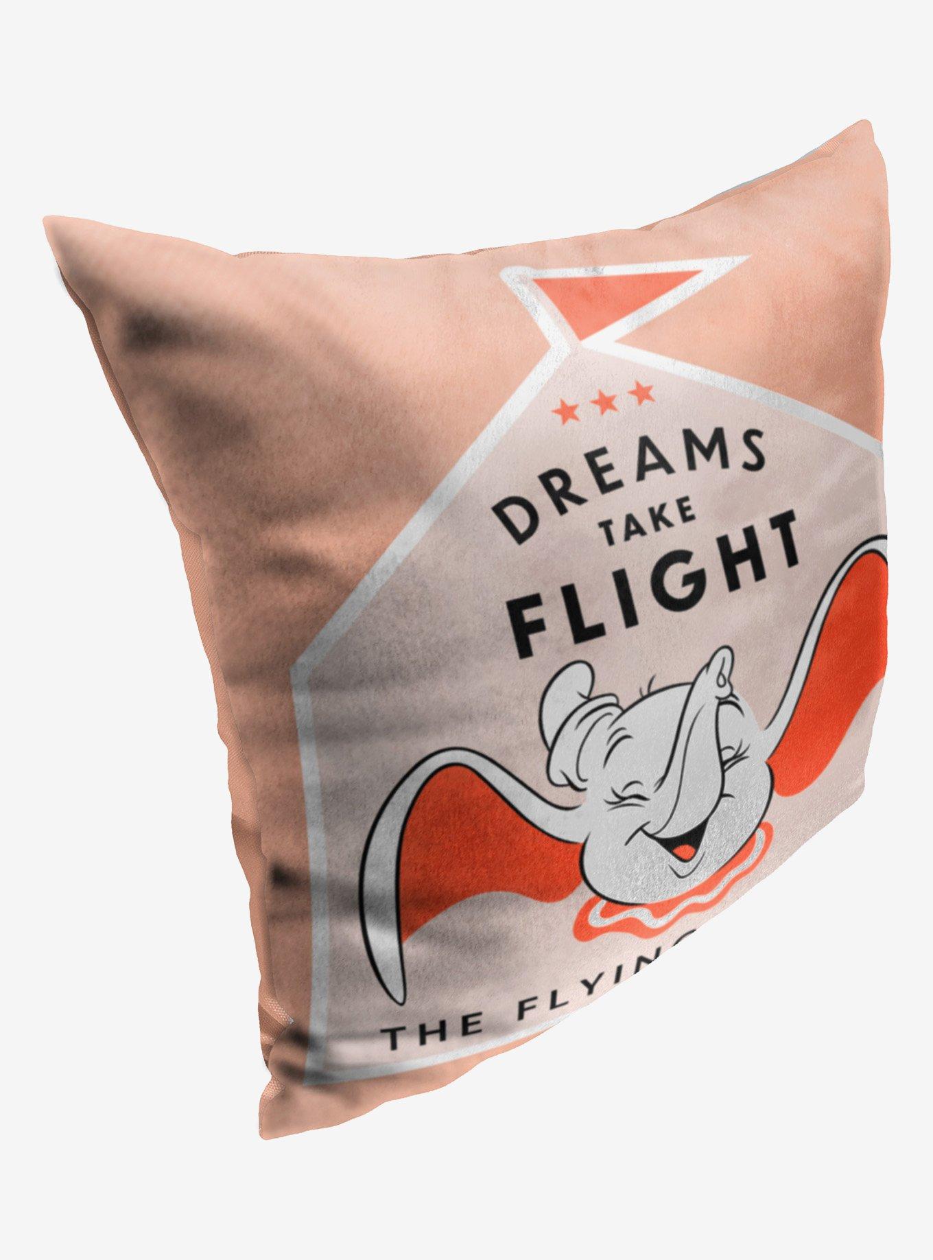 Disney100 Dumbo Take Flight Printed Throw Pillow, , alternate