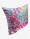 Candyland Love Lollipops Printed Throw Pillow, , alternate