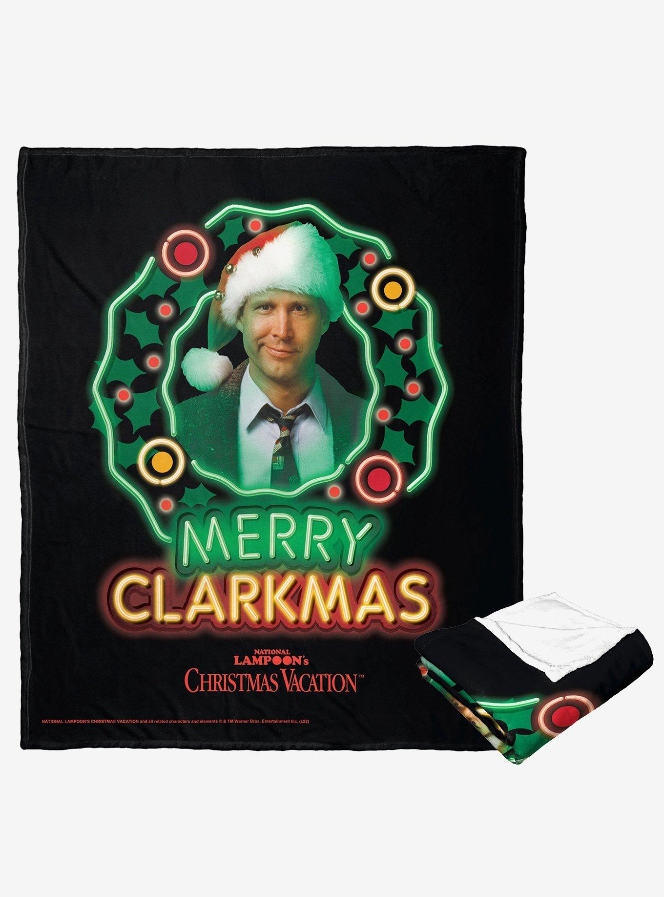 National Lampoon's Christmas Vacation Neon Clarkmas Silk Touch Throw Blanket