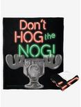 National Lampoon's Christmas Vacation Don't Hog The Nog Silk Touch Throw Blanket, , alternate