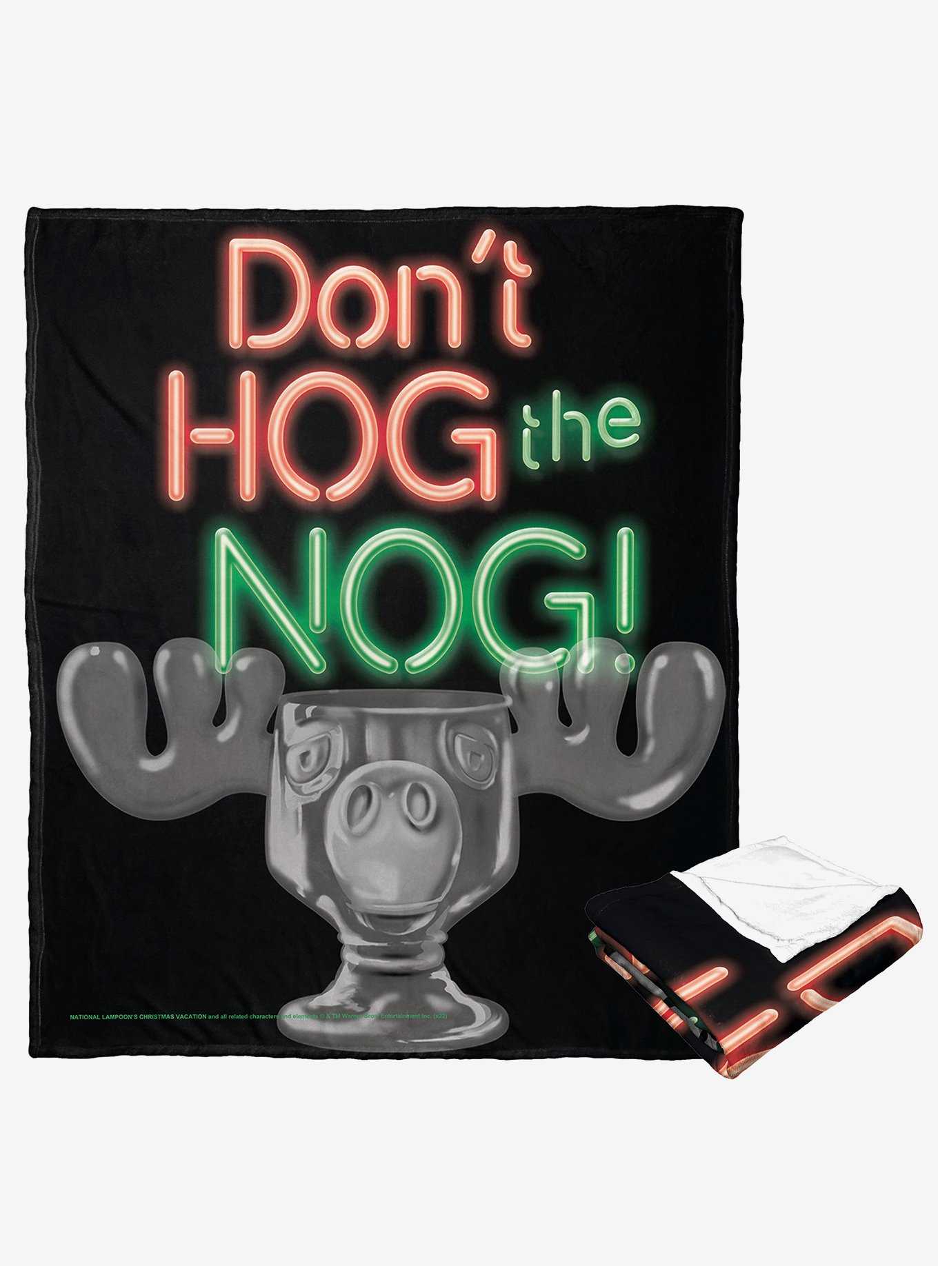 National Lampoon's Christmas Vacation Don't Hog The Nog Silk Touch Throw Blanket, , hi-res