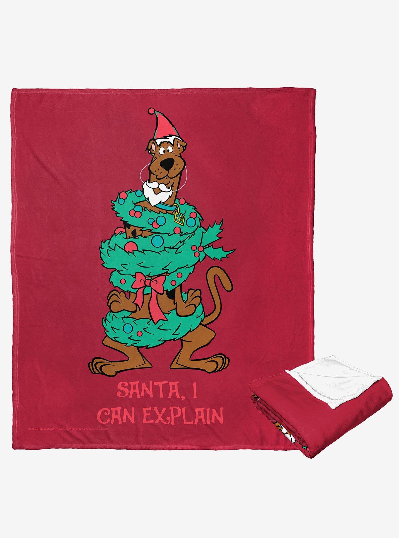 Scooby-Doo! Santa I Can Explain Silk Touch Throw Blanket, , hi-res