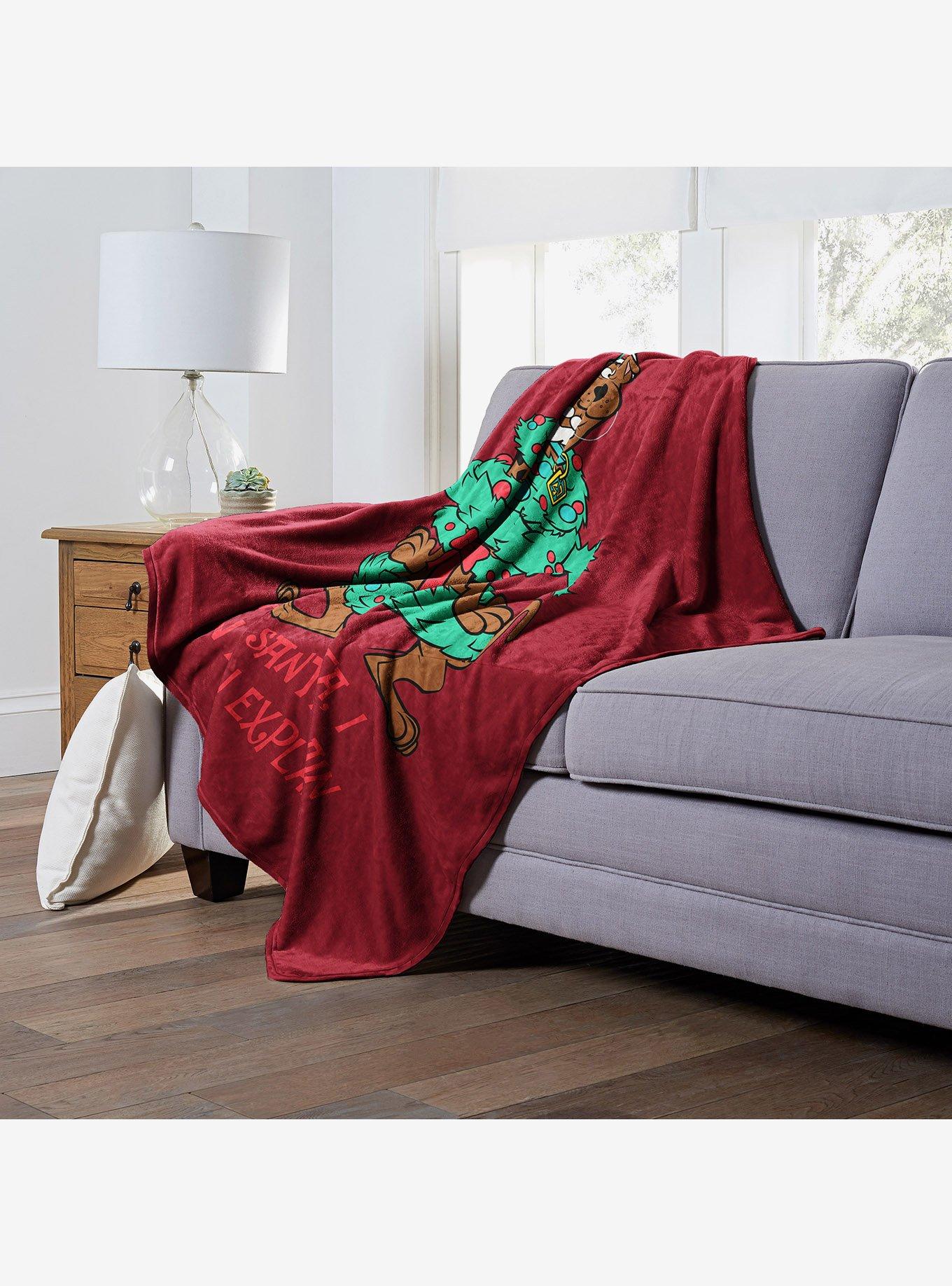 Scooby-Doo! Santa I Can Explain Silk Touch Throw Blanket, , alternate