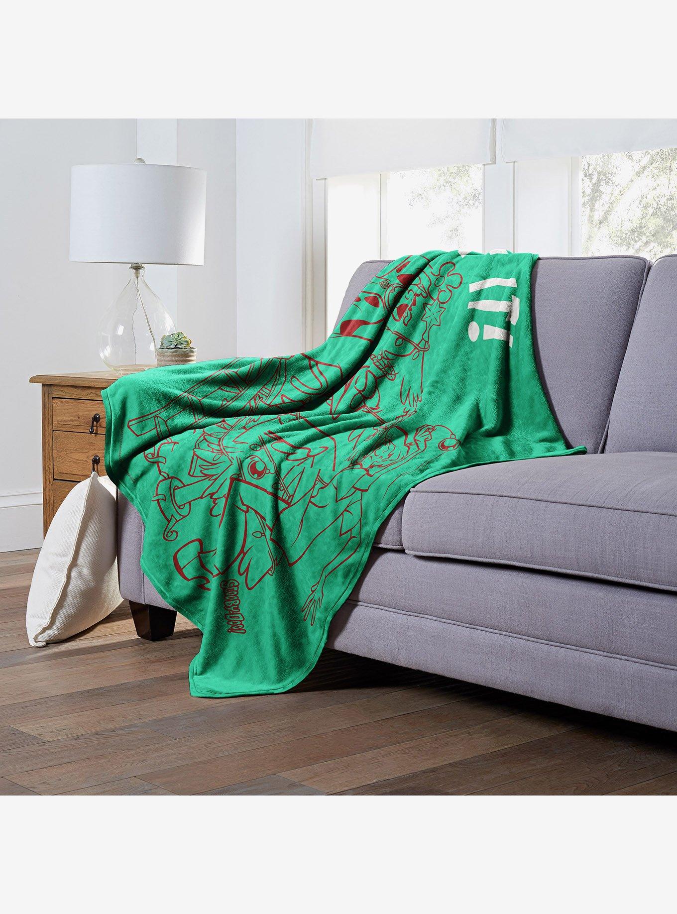 Scooby-Doo! Rockin Around The Christmas Tree Silk Touch Throw Blanket, , alternate
