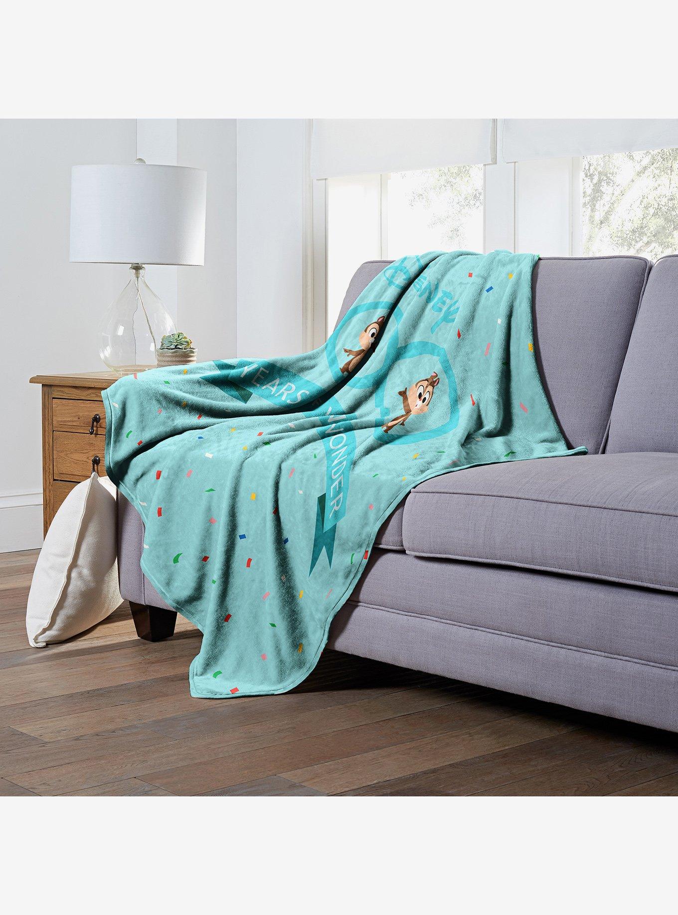 Disney100 Chip And Dale Chipmunk Years Silk Touch Throw Blanket, , alternate