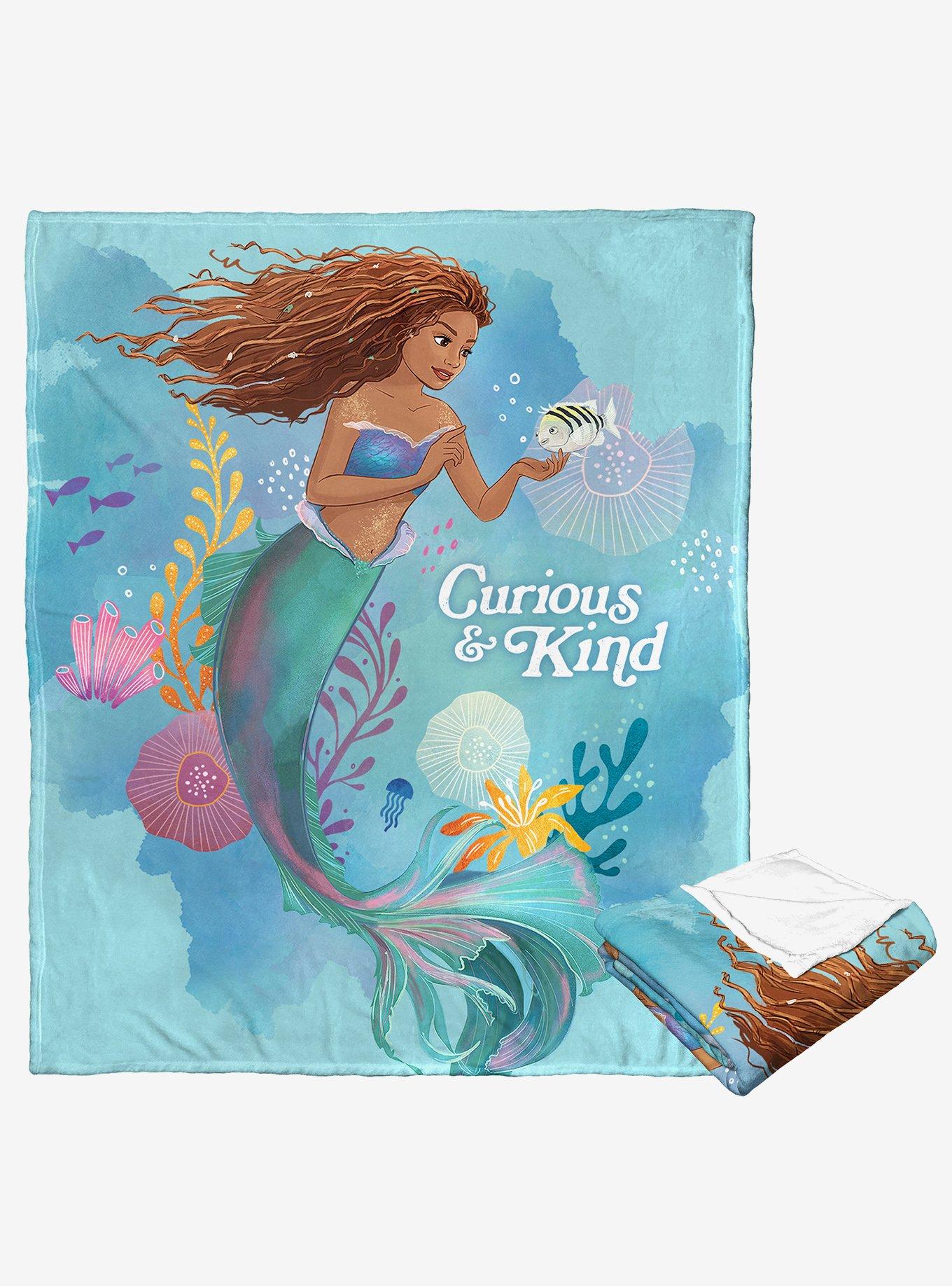 Disney The Little Mermaid Curious And Kind Silk Touch Throw, , hi-res