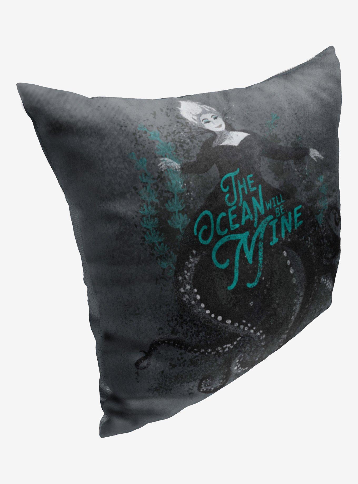 Disney The Little Mermaid The Ocean Is Mine Printed Throw Pillow, , hi-res