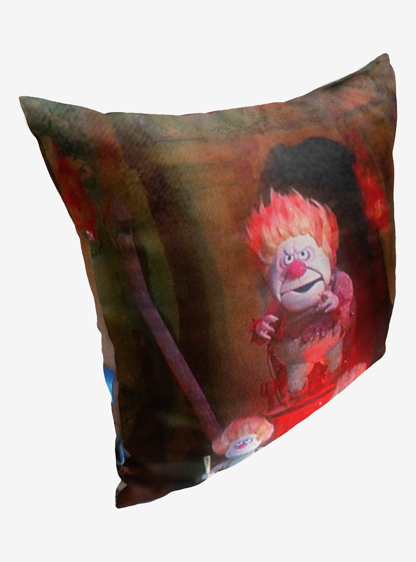 Year Without A Santa Claus Hail Heat Miser Printed Throw Pillow, , hi-res