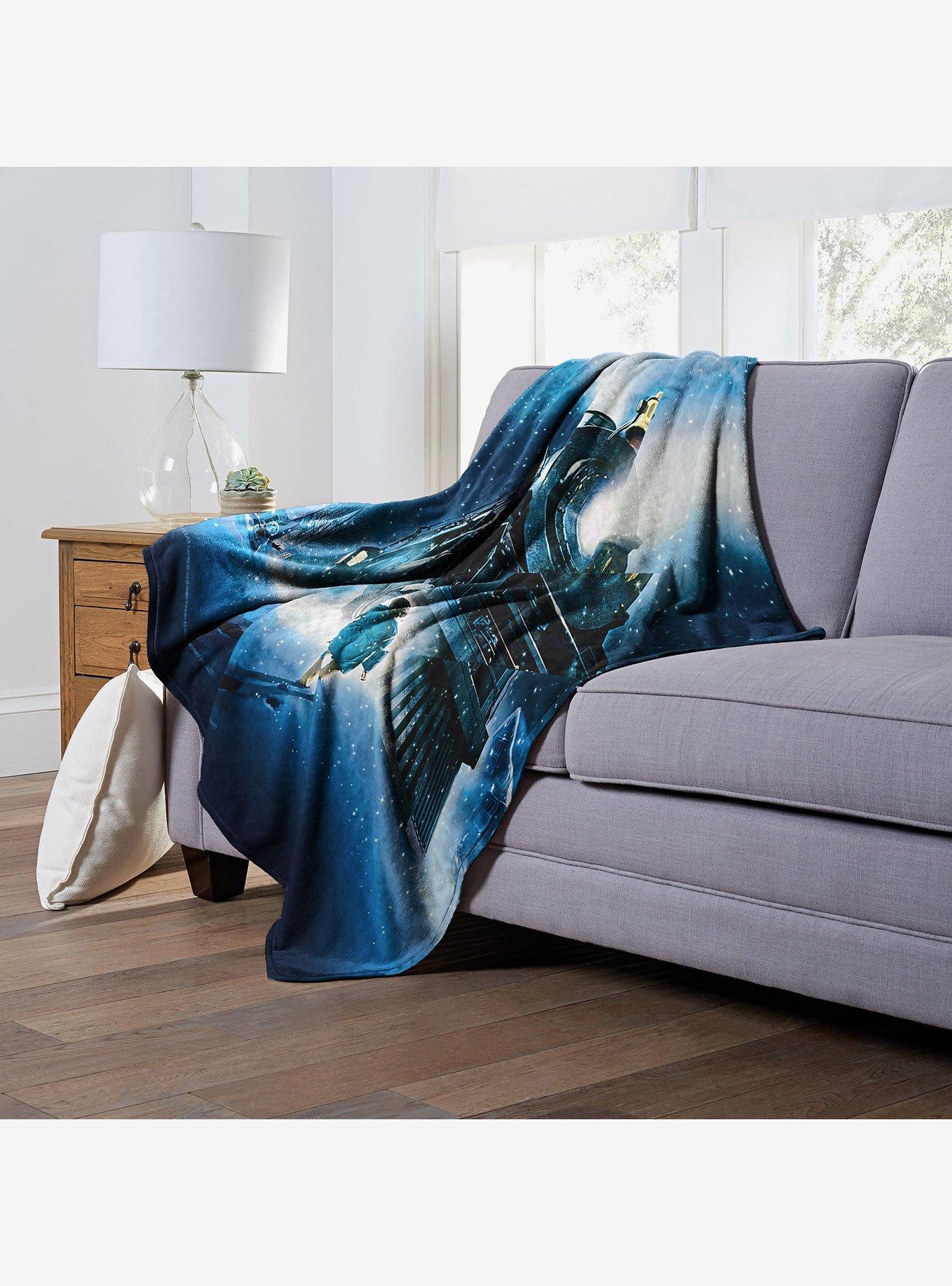 The Polar Express The Arrival Silk Touch Throw Blanket, , alternate