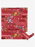 Tom And Jerry Festive Cheer Silk Touch Throw, , alternate
