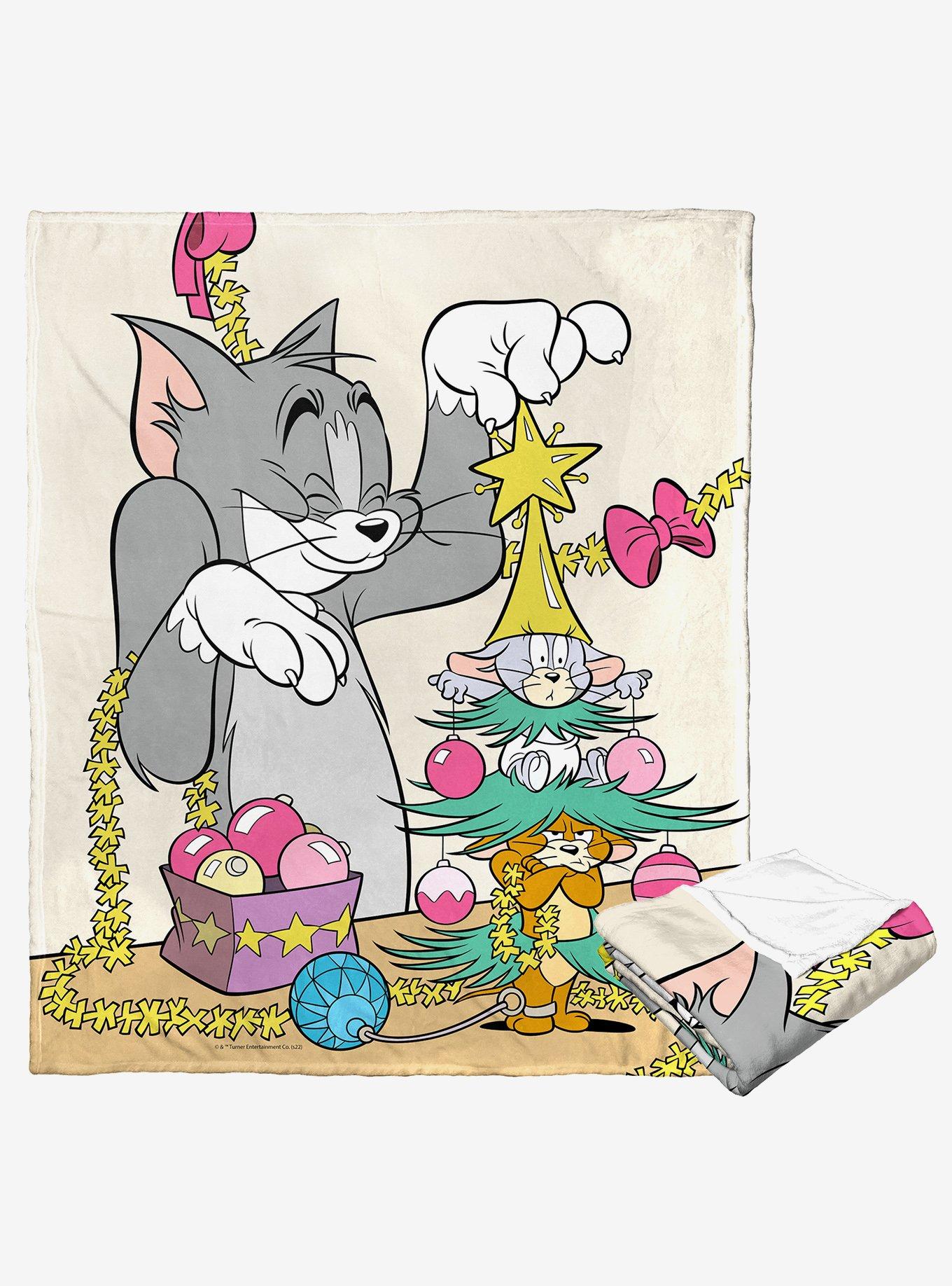 Tom And Jerry Mouse Tree Silk Touch Throw, , alternate