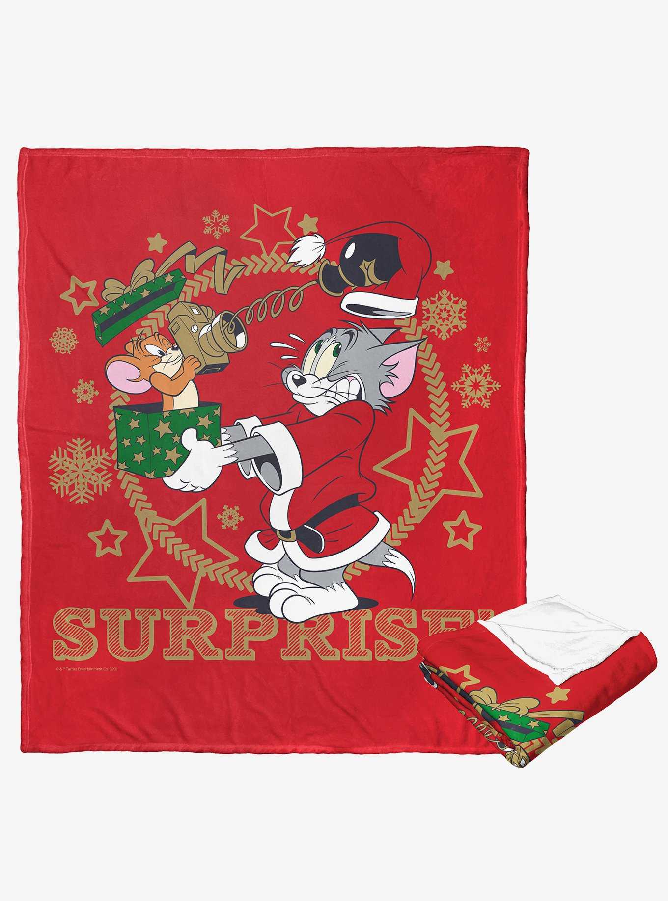 Tom And Jerry Surprise Silk Touch Throw, , hi-res