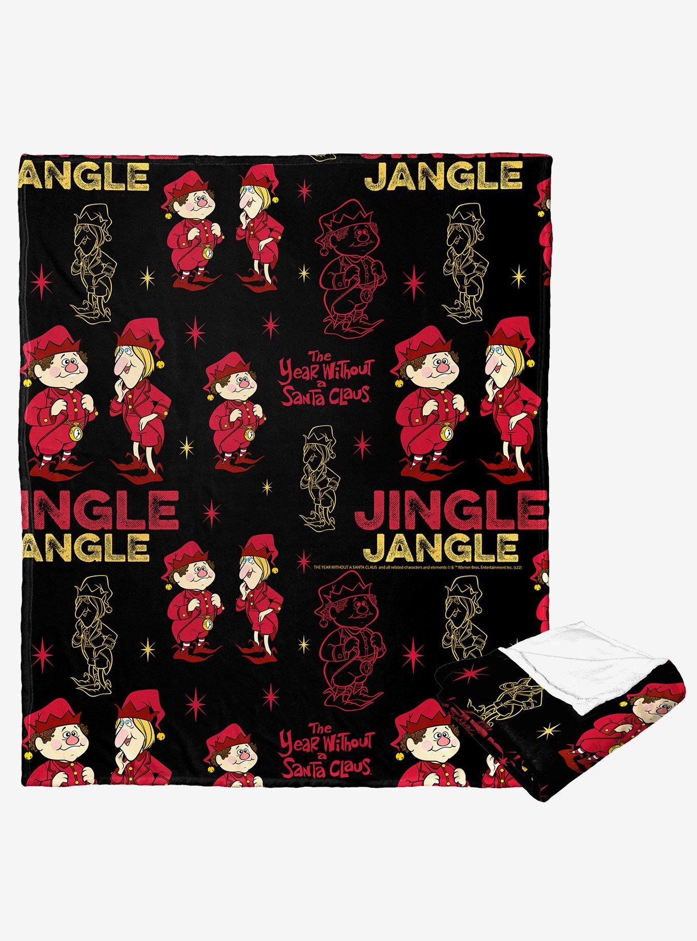 The Year Without A Santa Claus Jingle And Jangle Silk Touch Throw, , hi-res