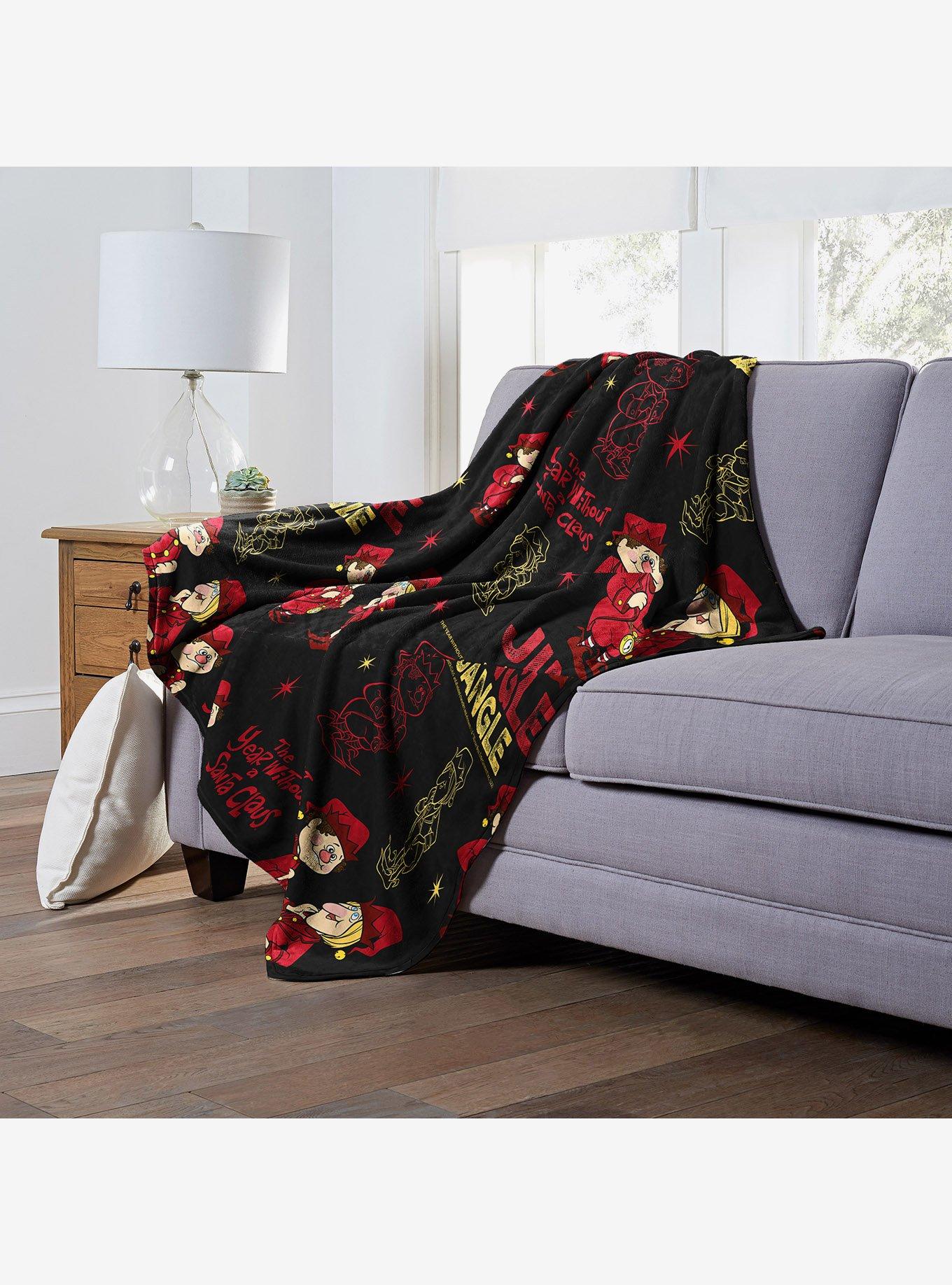 The Year Without A Santa Claus Jingle And Jangle Silk Touch Throw, , alternate