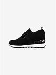 Boston Wedge Sneaker Black, BLACK, alternate